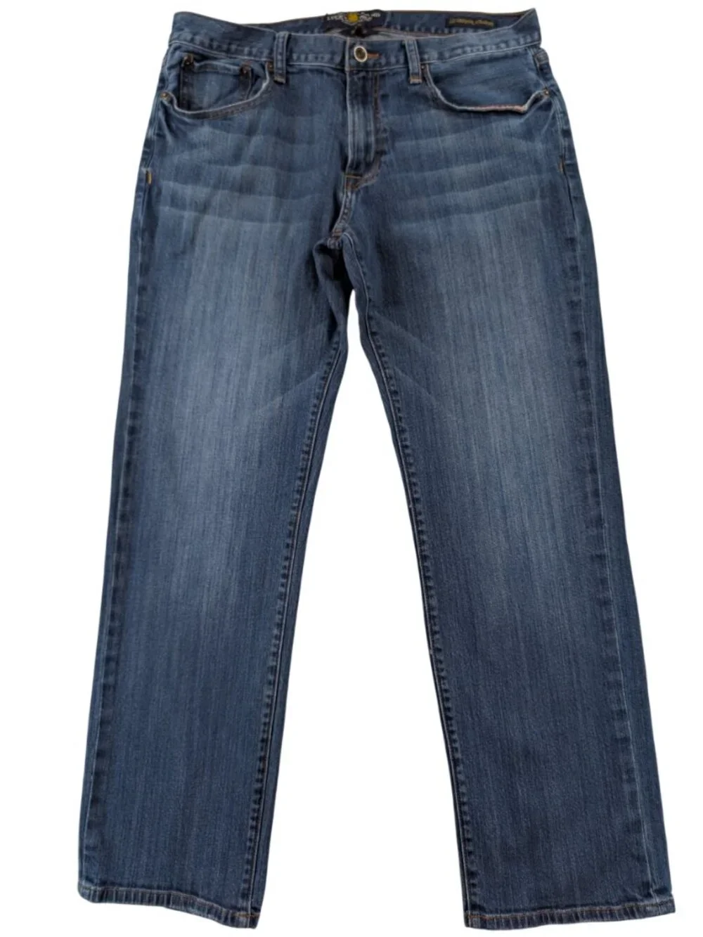 Lucky Brand 221 Original Straight Leg Blue Denim Jeans Mens 36x32 Medium Wash